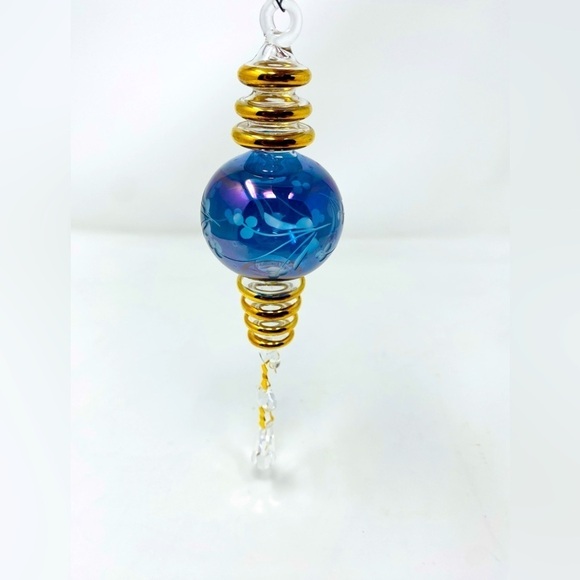 Other - Glass Hanging Holiday Ornament
